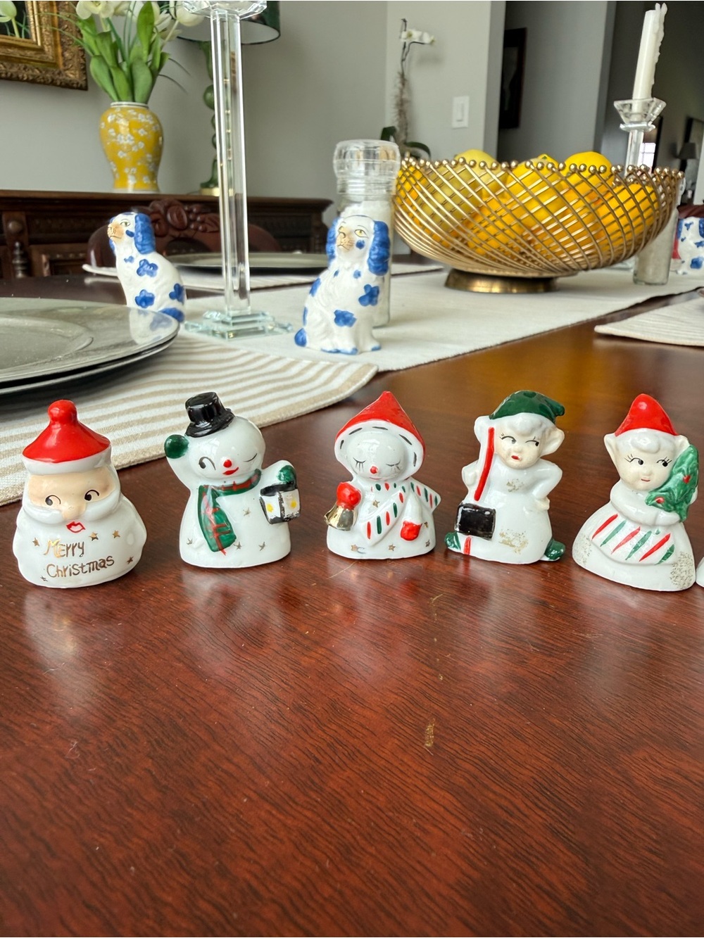 Vintage Christmas Placecard Holders - Set of 8 - Made in Japan - Picture 4 of 9
